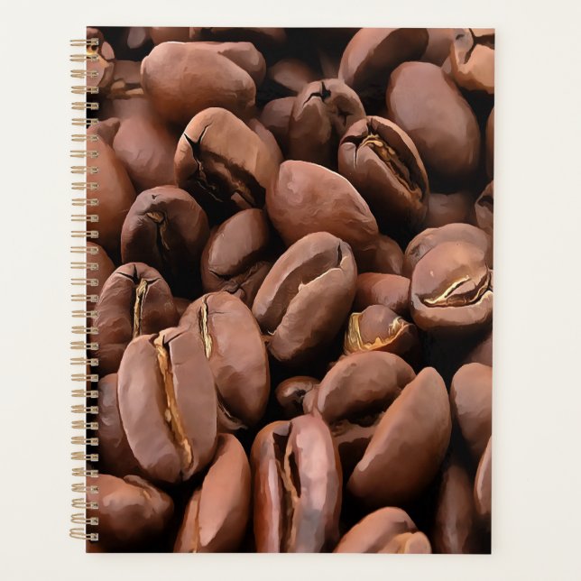 Agenda Grãos de Café Torrado Artístico (Frente)
