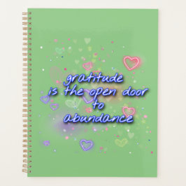 Agenda gratidão é porta aberta à abundância