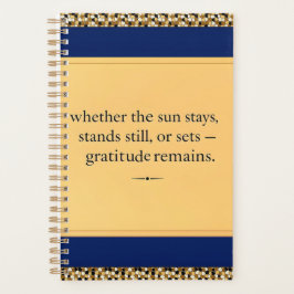 Agenda Gratitude Remains: Grateful Day or Night | Daily R