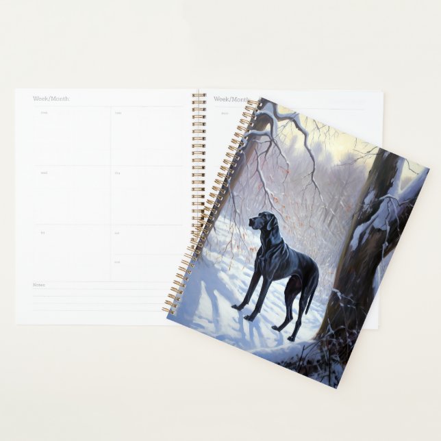 Agenda Great Dane Deixe Nevar Natal (Exibição)