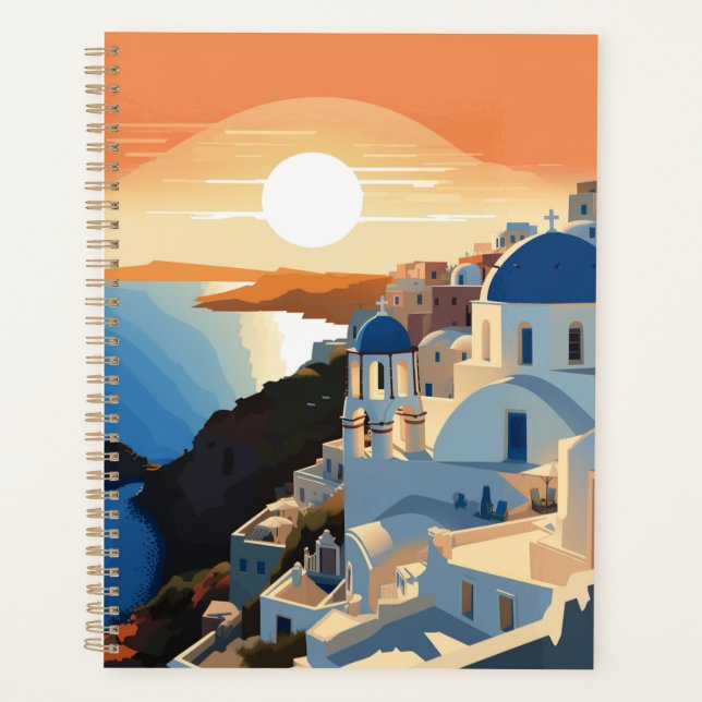 Agenda GRÉCIA SANTORINI nº 1 (Frente)