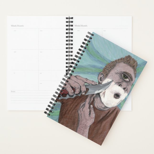 Agenda Grego Ciclops Knife Stendo Fantasy Art Planner (Exibição)