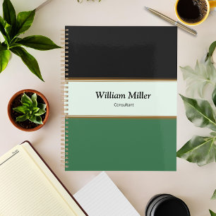 Agenda Greve Negra Minimalista Moderna