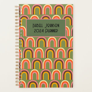 Agenda Groovage Style Rainbow Waves Colorfull