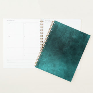 Agenda Grunge Escuro - Teal