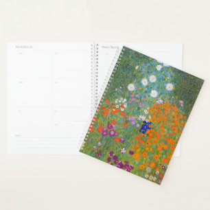 Agenda Gustav Klimt Flower Garden Cottage Nature