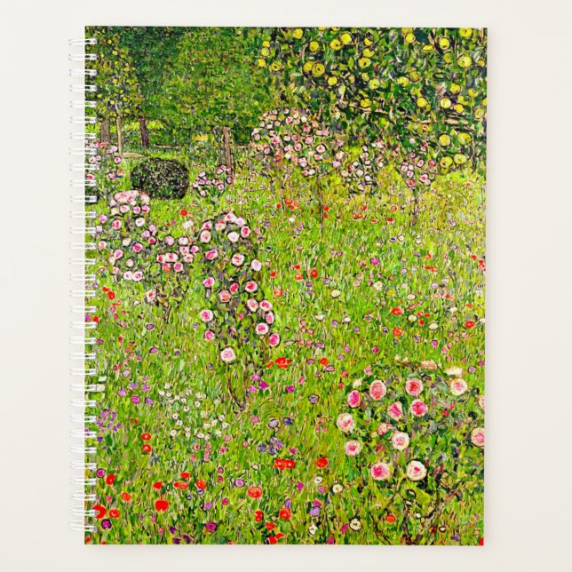 Agenda Gustav Klimt Orchard com Rosas (Frente)