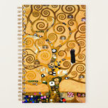 Agenda Gustav Klimt Tree of Life<br><div class="desc">Planeador com o mural de Gustav Klimt A Árvore da Vida, O Franco Esteleiro (1905-1911). Consiste em três mosaicos: A Expectativa, Cavaleiro e O Embraço. Uma mulher bonita, uma árvore ouro, e dois amantes em um abraço são representados. Um presente maravilhoso para fãs de Arte Nouveau e de Arte Austríaca....</div>