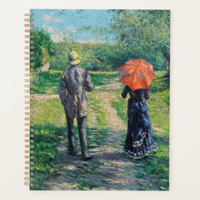 Agenda Gustave Caillebotte - O Caminho Uphill (Frente)