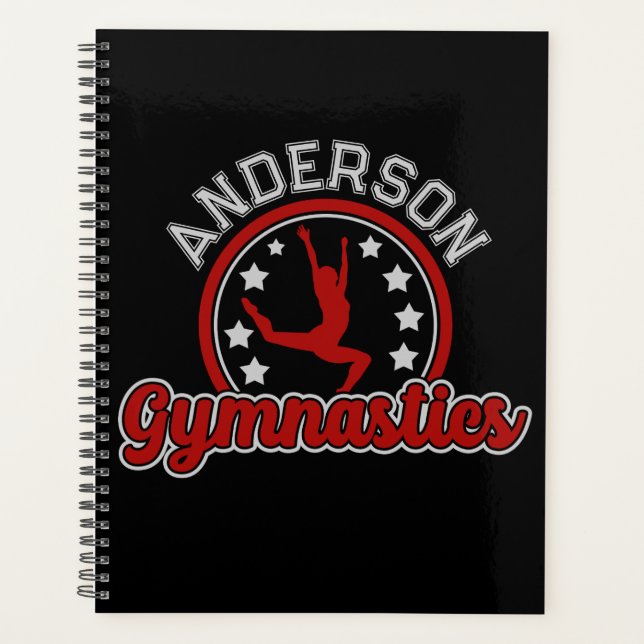 Agenda Gymnastics ADD NAME Gymnast Vault Floor Athlett (Frente)