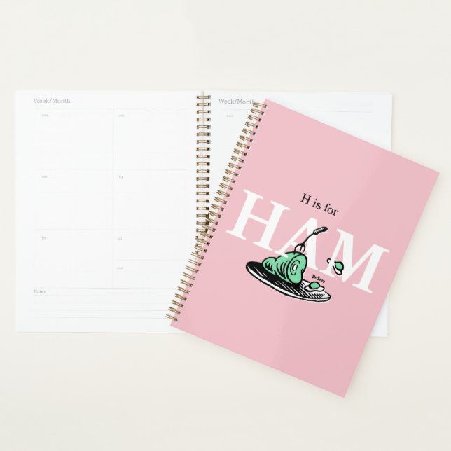 Agenda "H é para HAM" | Design de Alfabeto (Exibição)