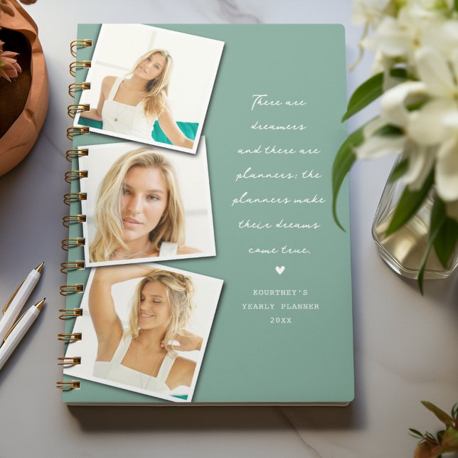 Agenda Há a Colagem de Fotos de Citação de Sonhadores (Criador carregado)