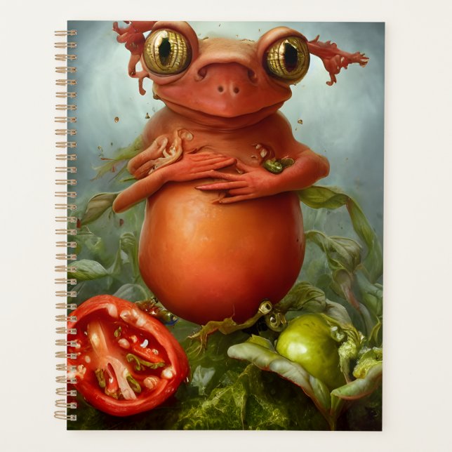 Agenda Há uma criatura na minha salada (Frente)