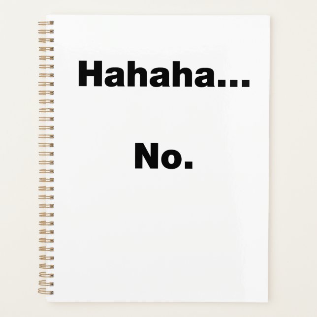 Agenda Hahaha.não (Frente)