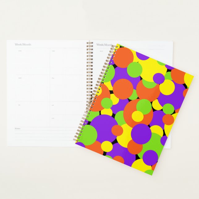 Agenda Halloween Colors | Círculos | (Exibição)