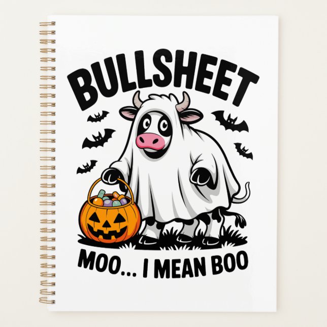 Agenda halloween cow (Frente)