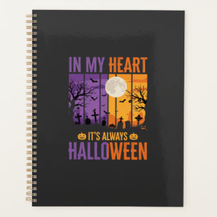 Agenda Halloween No Meu Coração Cemitério Assustador
