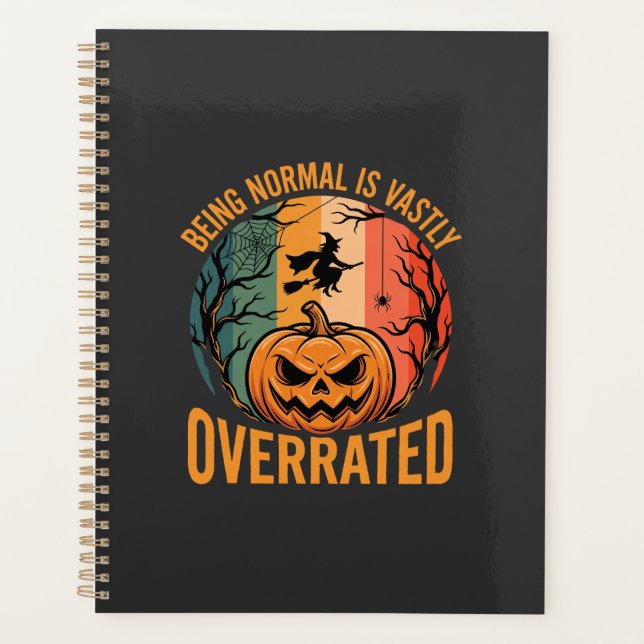 Agenda Halloween Ser Normal é Muito Superestimado Bruxa D (Frente)