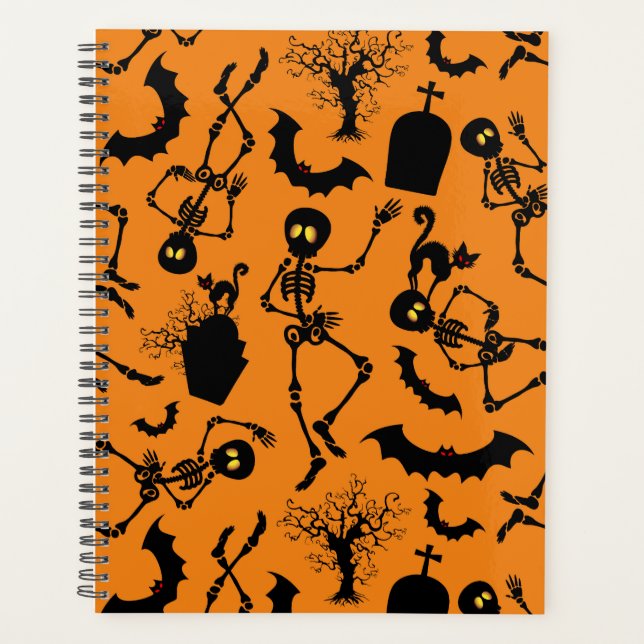 Agenda Halloween Skeletons Macabre Dance (Frente)