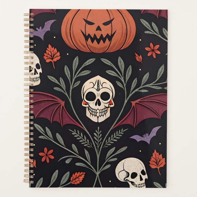 Agenda Halloween Vibes Pattern (Frente)
