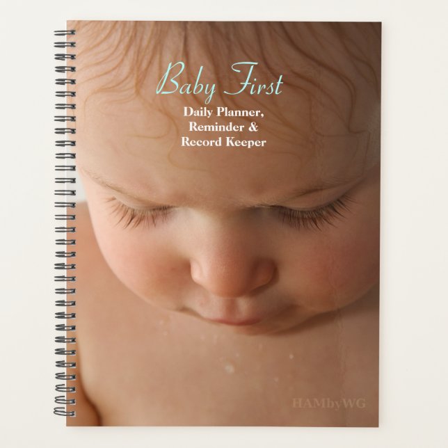 Agenda HAMbWG - Diário - Bebê Primeiro (Frente)