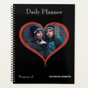 Agenda HAMbWG - Foto Diária Planner - Foto Coração