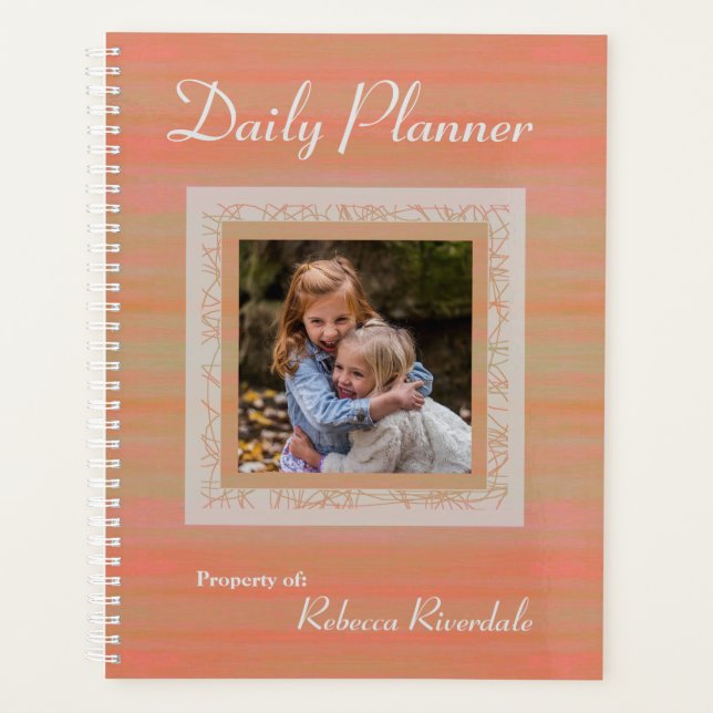 Agenda HAMbyWG - Photo Daily Planner - Lava Cantalope (Frente)