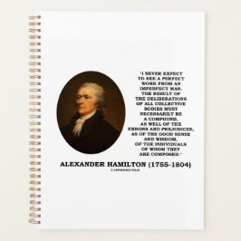 Agenda Hamilton Nunca Espera Trabalho Perfeito Um Homem P