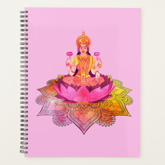 Agenda Happy Diwali - Deepalavi Lakshmi Goddese 4 (Frente)