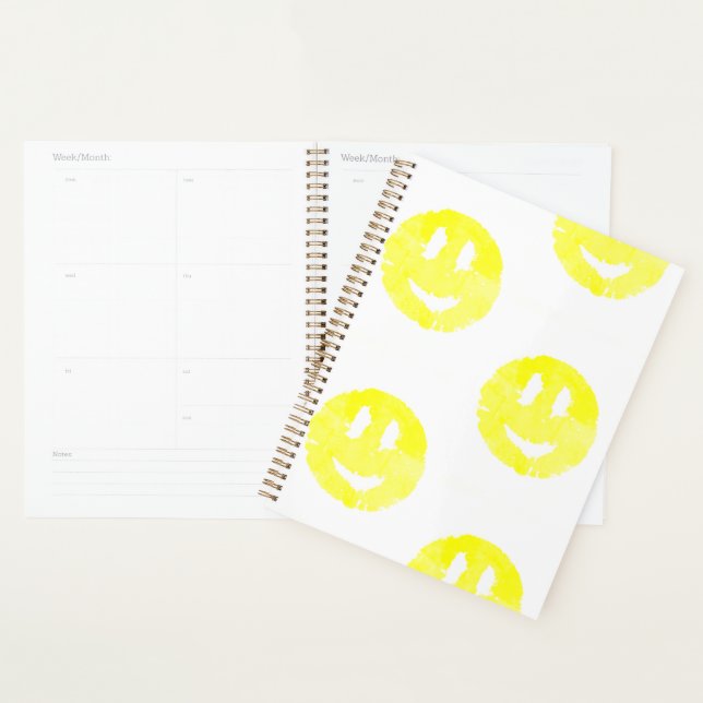 Agenda " Happy Face" Planner (Exibição)