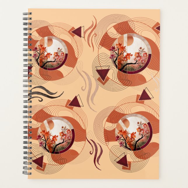 Agenda Harmonious Orange Blossom Circles (Frente)