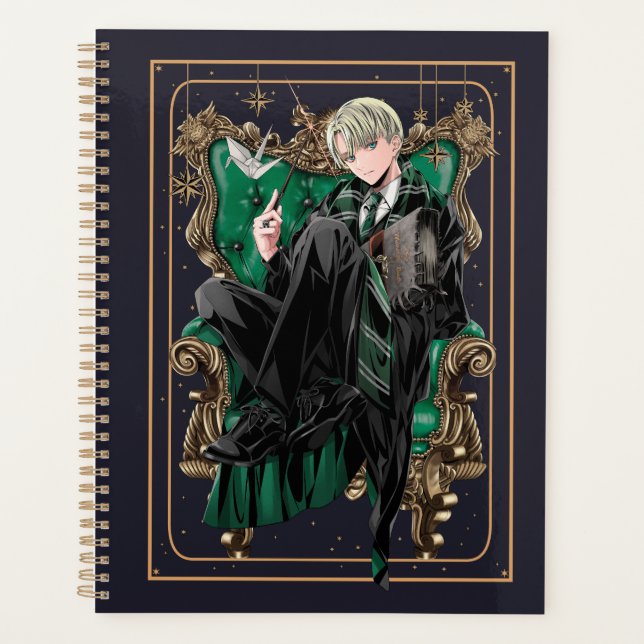 Agenda HARRY POTTER™ | Anime Draco Malfoy Sentado (Frente)