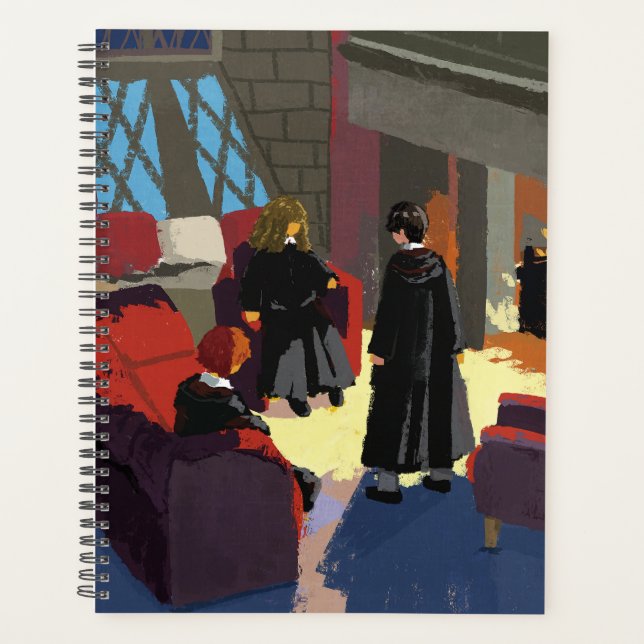 Agenda HARRY POTTER™, Ron e Hermione na sala comum (Frente)