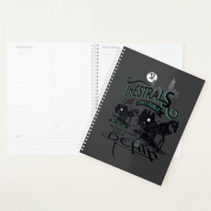 Agenda Harry Potter  Thestrals Typografia Graphic