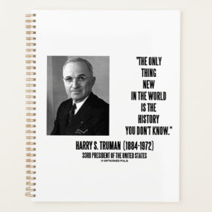 Agenda Harry Truman só uma coisa nova história que voc