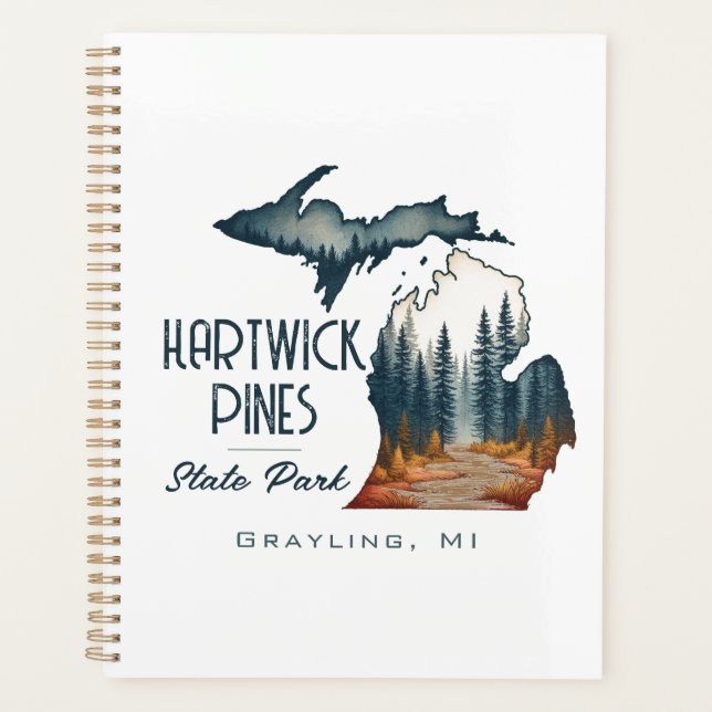 Agenda Hartwick Pines State Park Souvenir Gift (Frente)