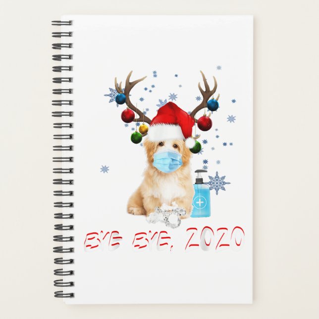 Agenda Havanese Dog Bye Bye Christmas New Year Gifts (Frente)