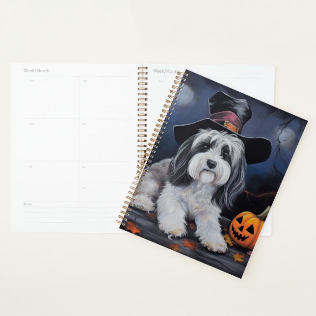 Agenda Havanese Pumpkins Halloween Scary (Exibição)