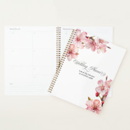Agenda Hawthorne Elegant Calligraphy Wedding