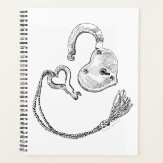 Agenda Heart Lock & Key