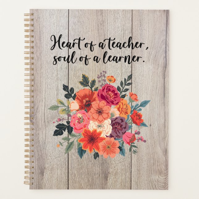 Agenda Heart of A Teacher Soul of A Learner (Frente)