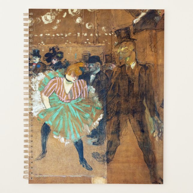 Agenda Henri de Toulouse-Lautrec - Dança no Rouge (Frente)