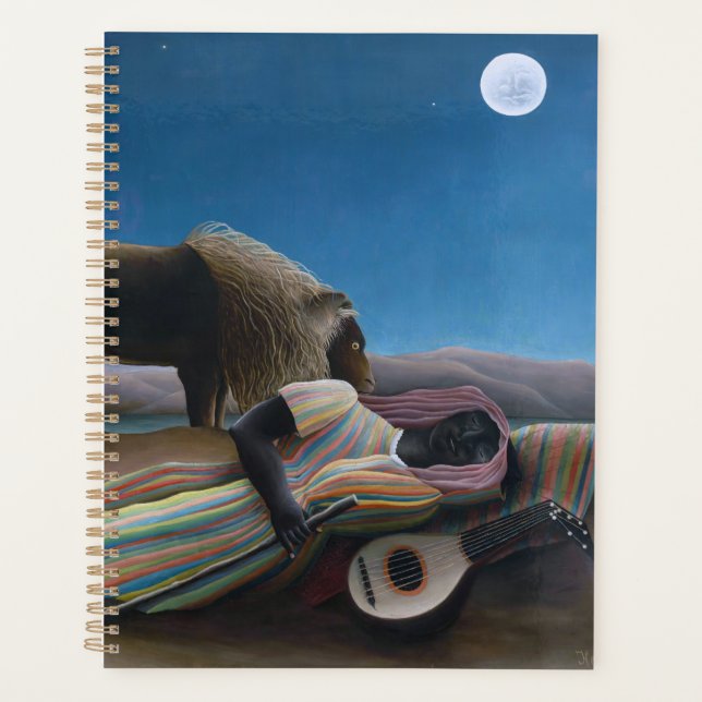 Agenda Henri Rousseau - O Cigano Dormente (Frente)