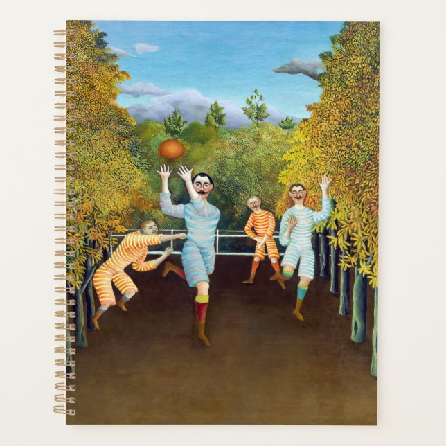 Agenda Henri Rousseau - Os Jogadores De Futebol (Frente)