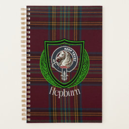 Agenda Hepburn Scottish Clan Tartan & Crest
