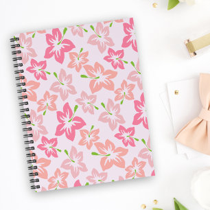 Agenda Hibisco Rosa, Flores Rosas, Padrão de Flores