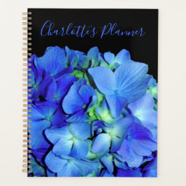Agenda Hídrangas azuis azuis Elegante