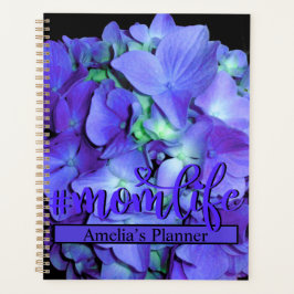 Agenda Hídrangea floral floral púrpura
