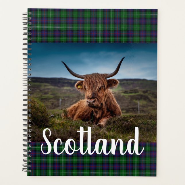 Agenda Highland Steer Scenic Scotland (Frente)