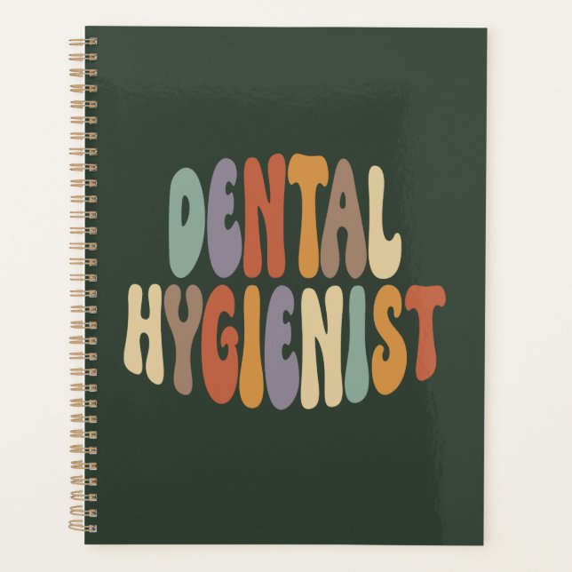 Agenda Higienista Dental Orgulhosa Profissão De Carreira (Frente)